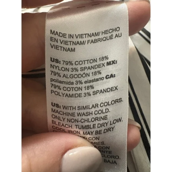 Chico’s Dolman Striped Top - Picture 3 of 4